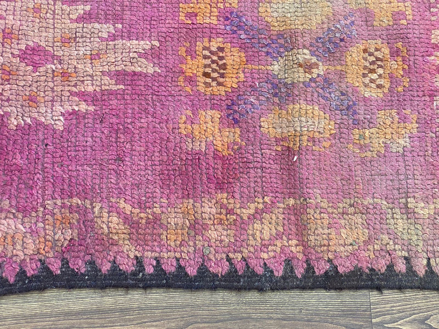 4x6 Boujaad Moroccan colorful area Rug, Berber Tribal Vintage Rugs.