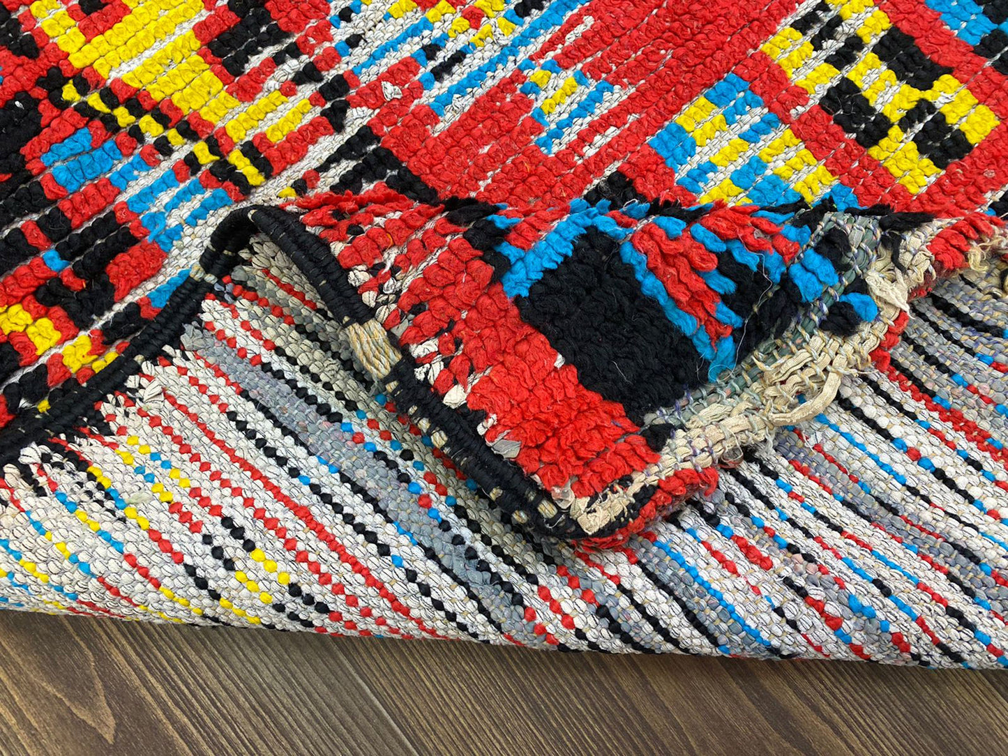 Moroccan runner Rug, 3x8 Berber vintage woven Rug.