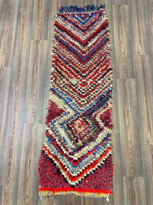 Tapis de couloir berbère coloré 2x7.