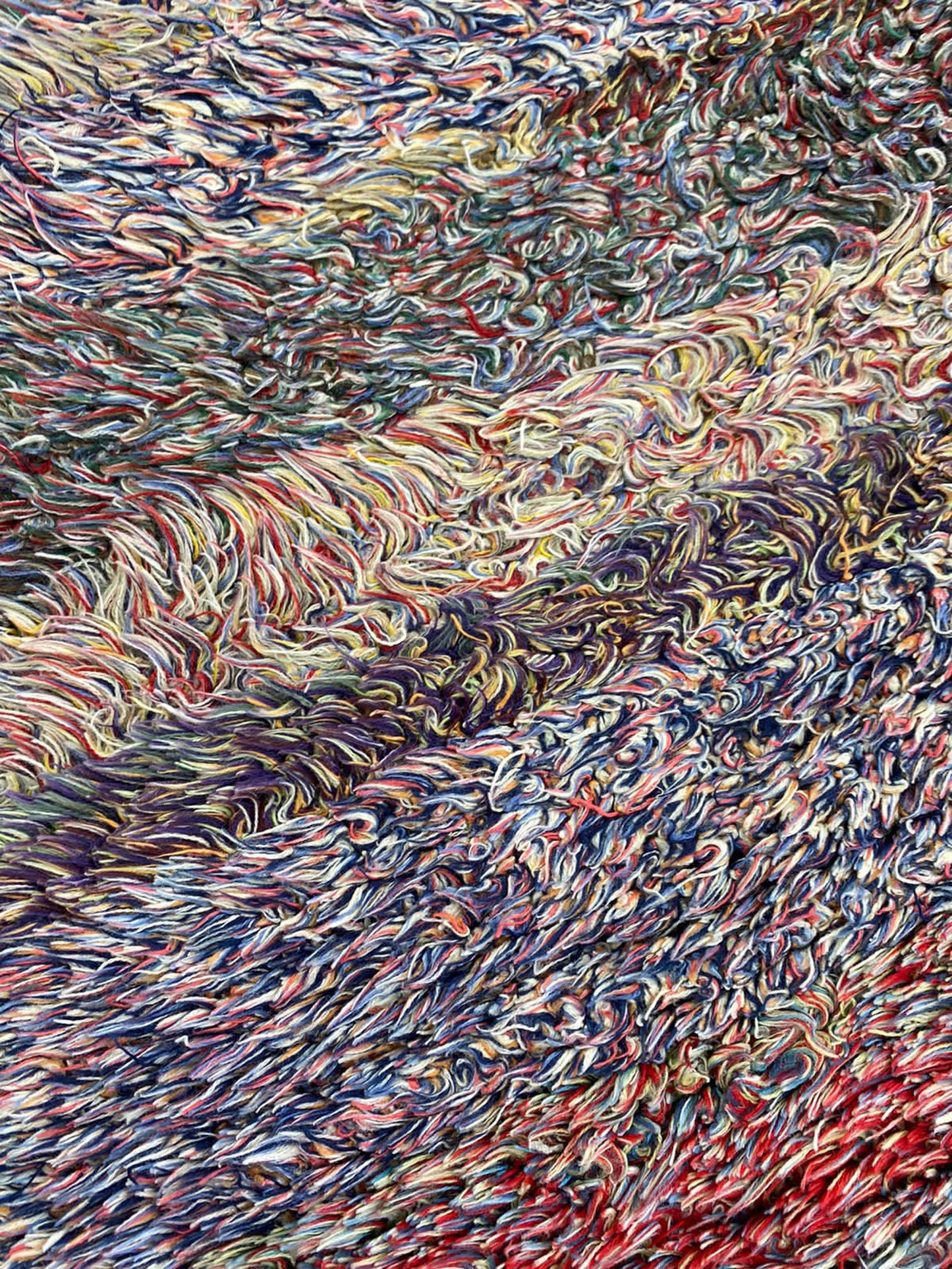 5x3 Feet Hand Knotted Vintage Moroccan Runner.