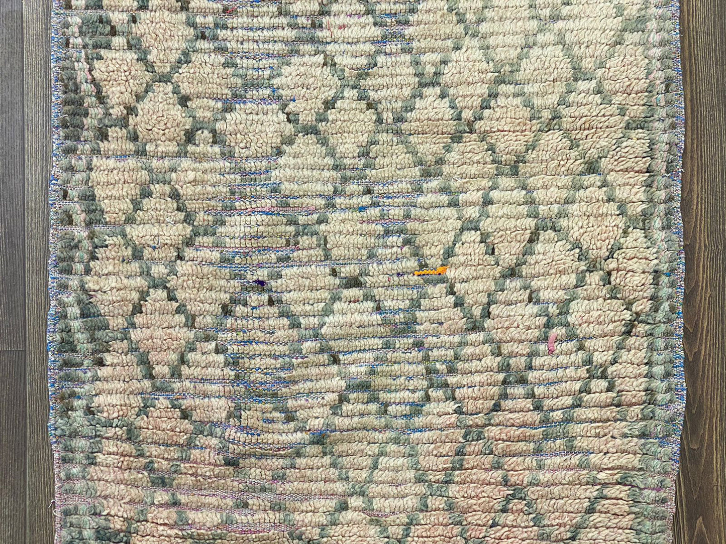 3x9 Feet Berber Diamond Moroccan Runner Rug.