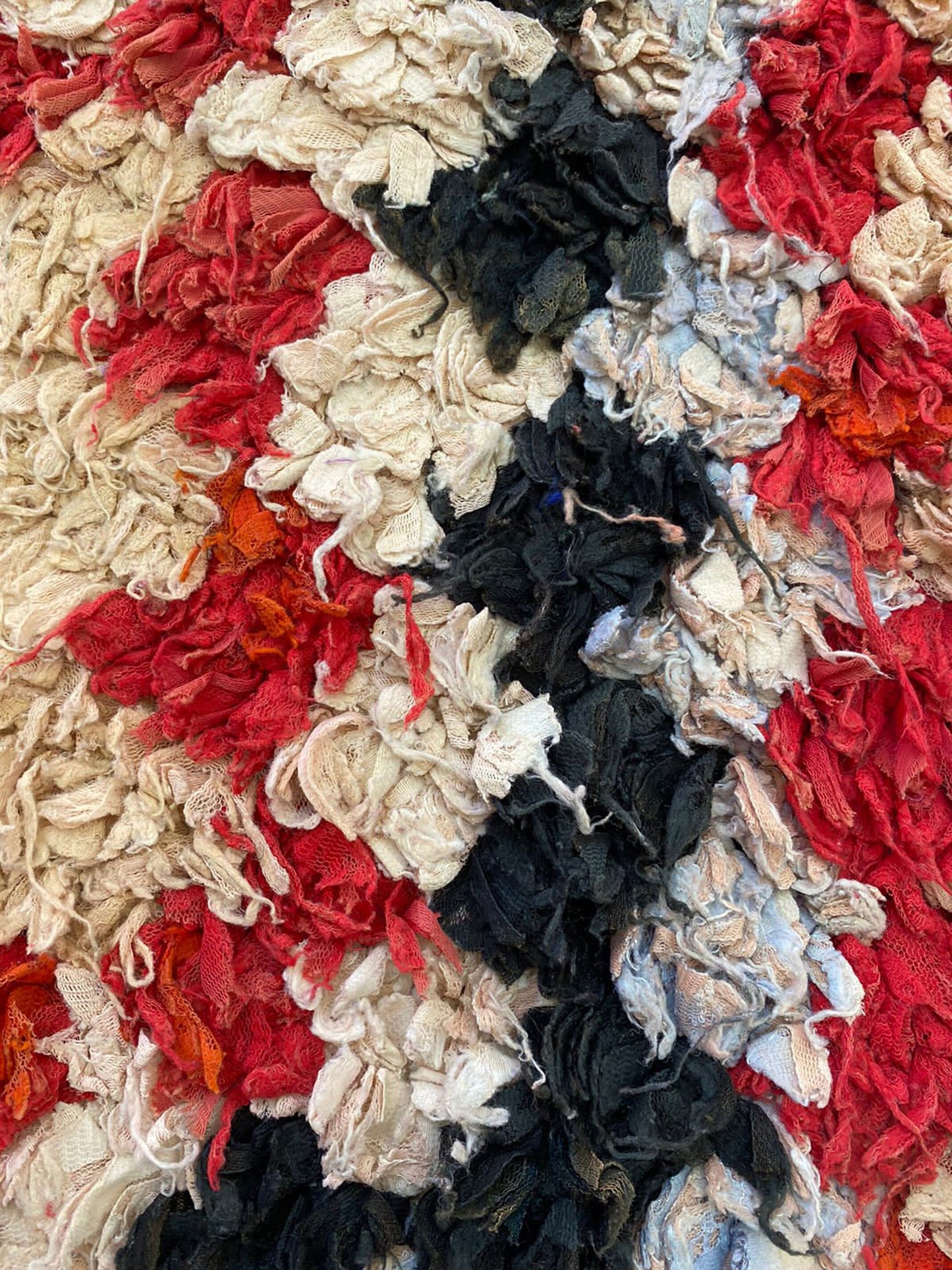 Moroccan Berber old narrow runner Rugs, 3x9 Boucherouite Checkered colorful Woven Rug.