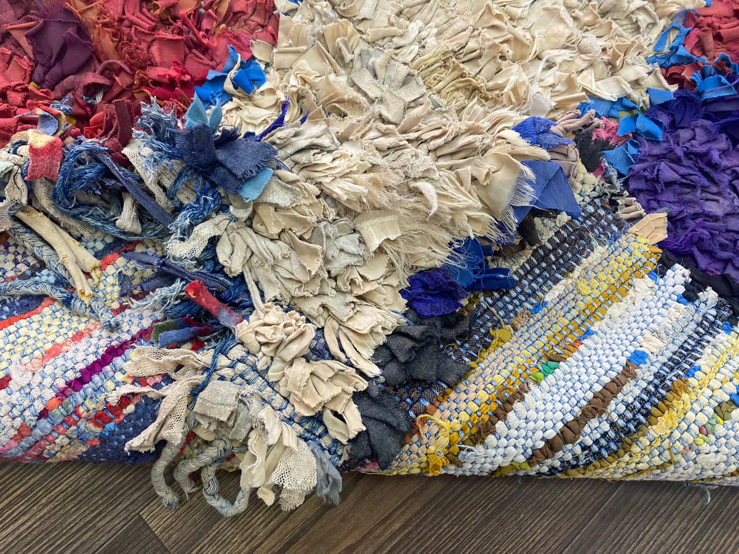 3x9 Vintage Diamond Boucherouite Rug Runner.