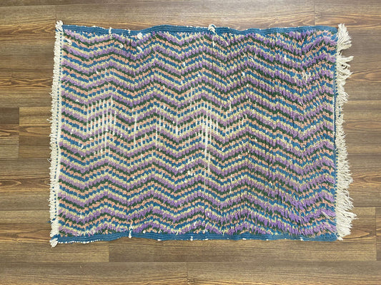 Moroccan Vintage Rug, 3x4 FT Rug