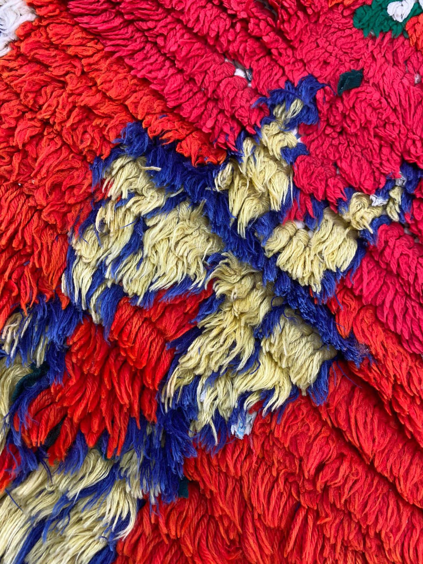 Berber Moroccan Handwoven red large Rugs, 4x7 Vintage area Rug.