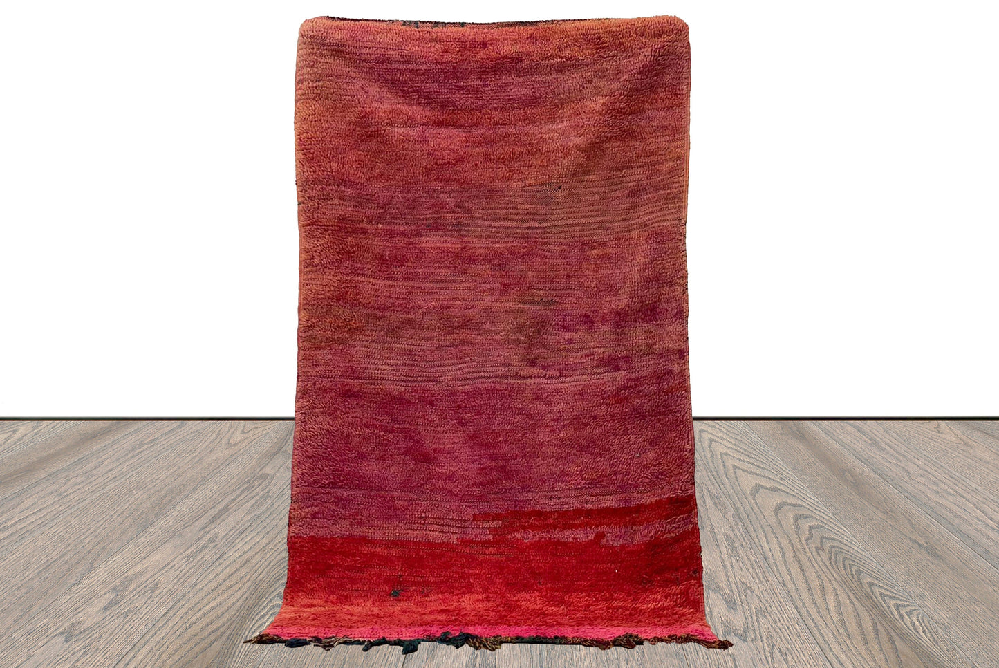 3x6 Moroccan Boujaad small area Rug, Berber vintage Handwoven used old Rugs.