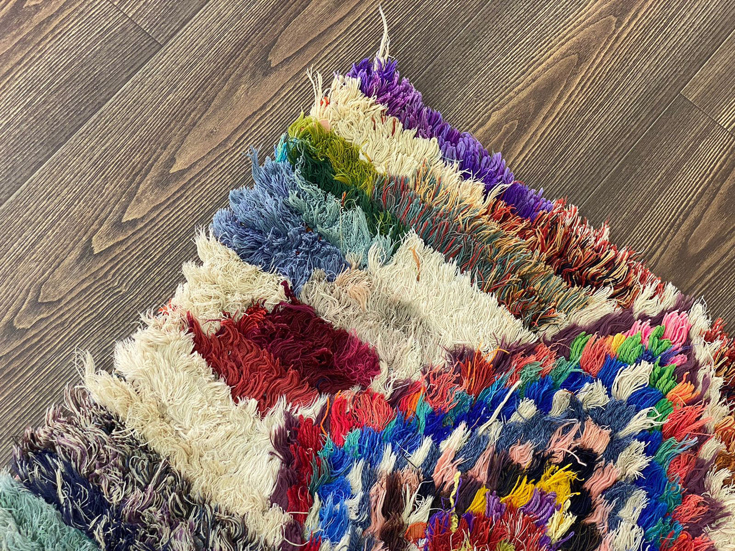 2x8 Unique Berber Long Narrow Rug Runner.