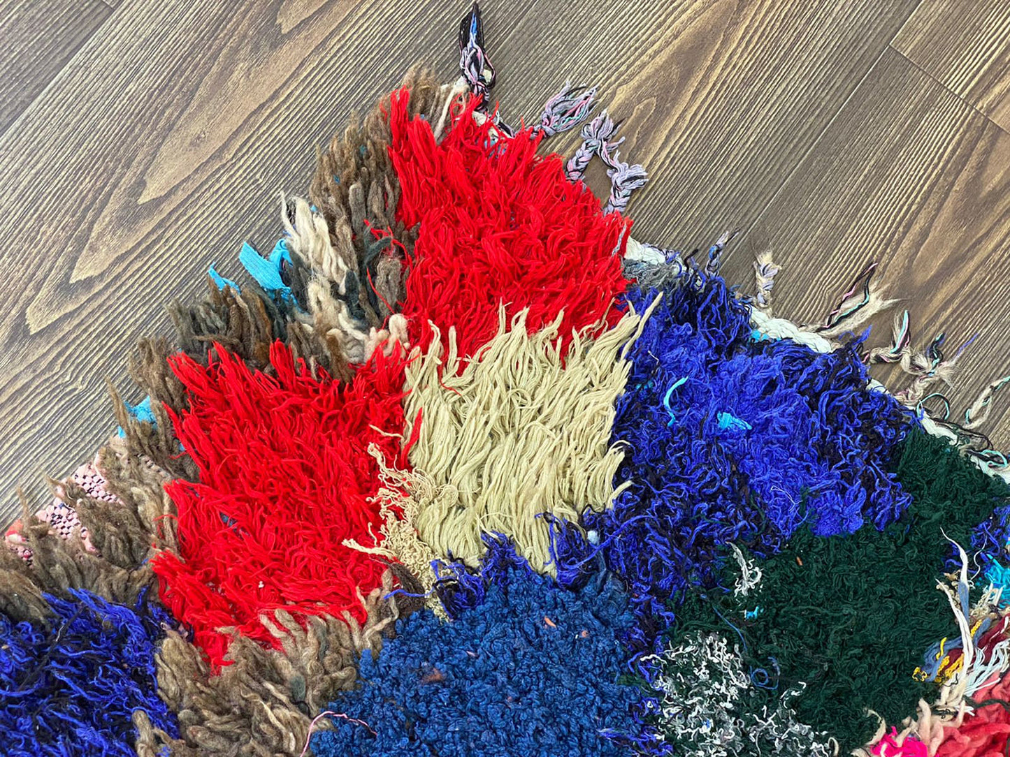 3x8 Berber Diamond Moroccan Vintage Runner Rug.