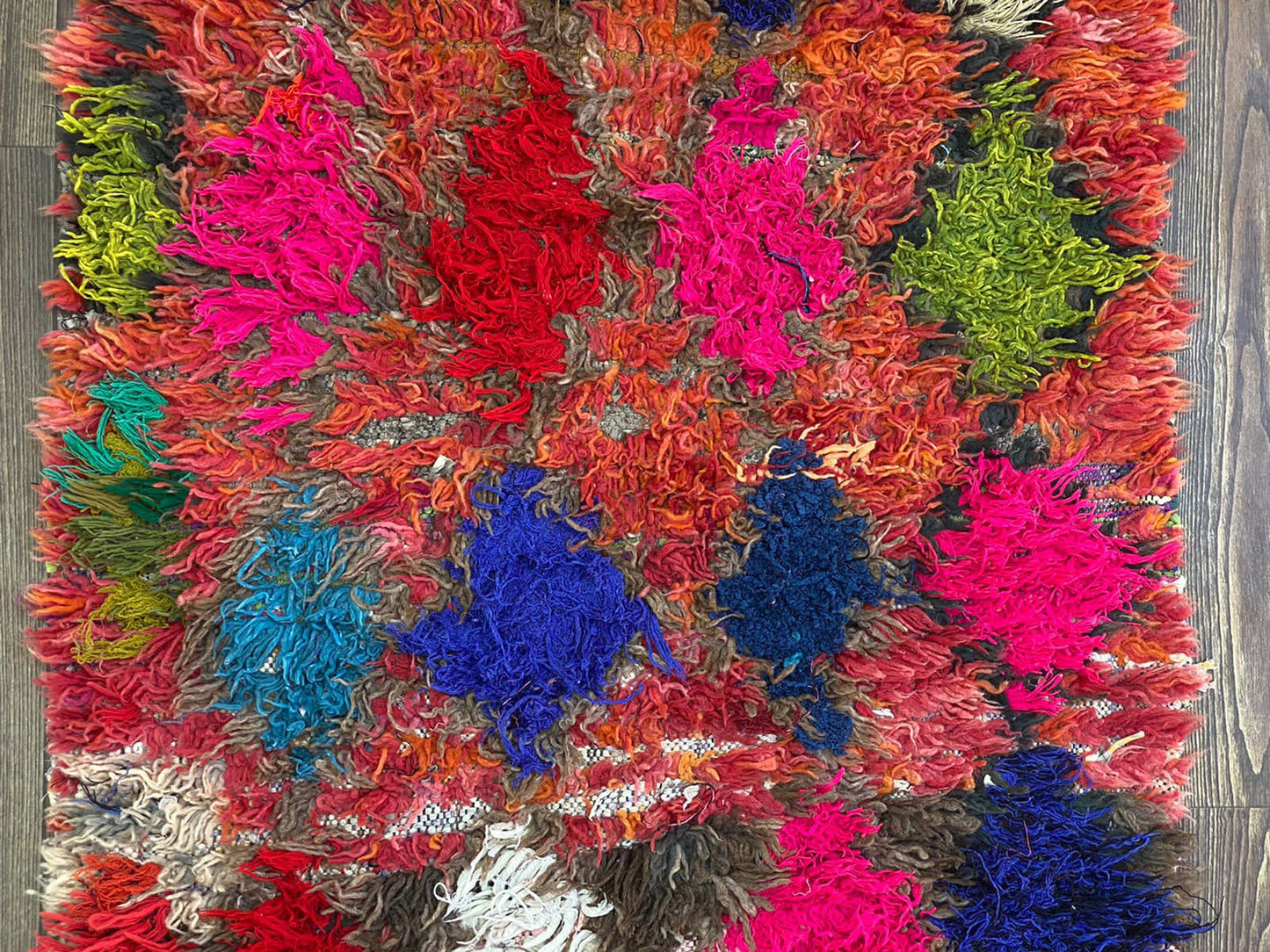 3x8 Berber Diamond Moroccan Vintage Runner Rug.