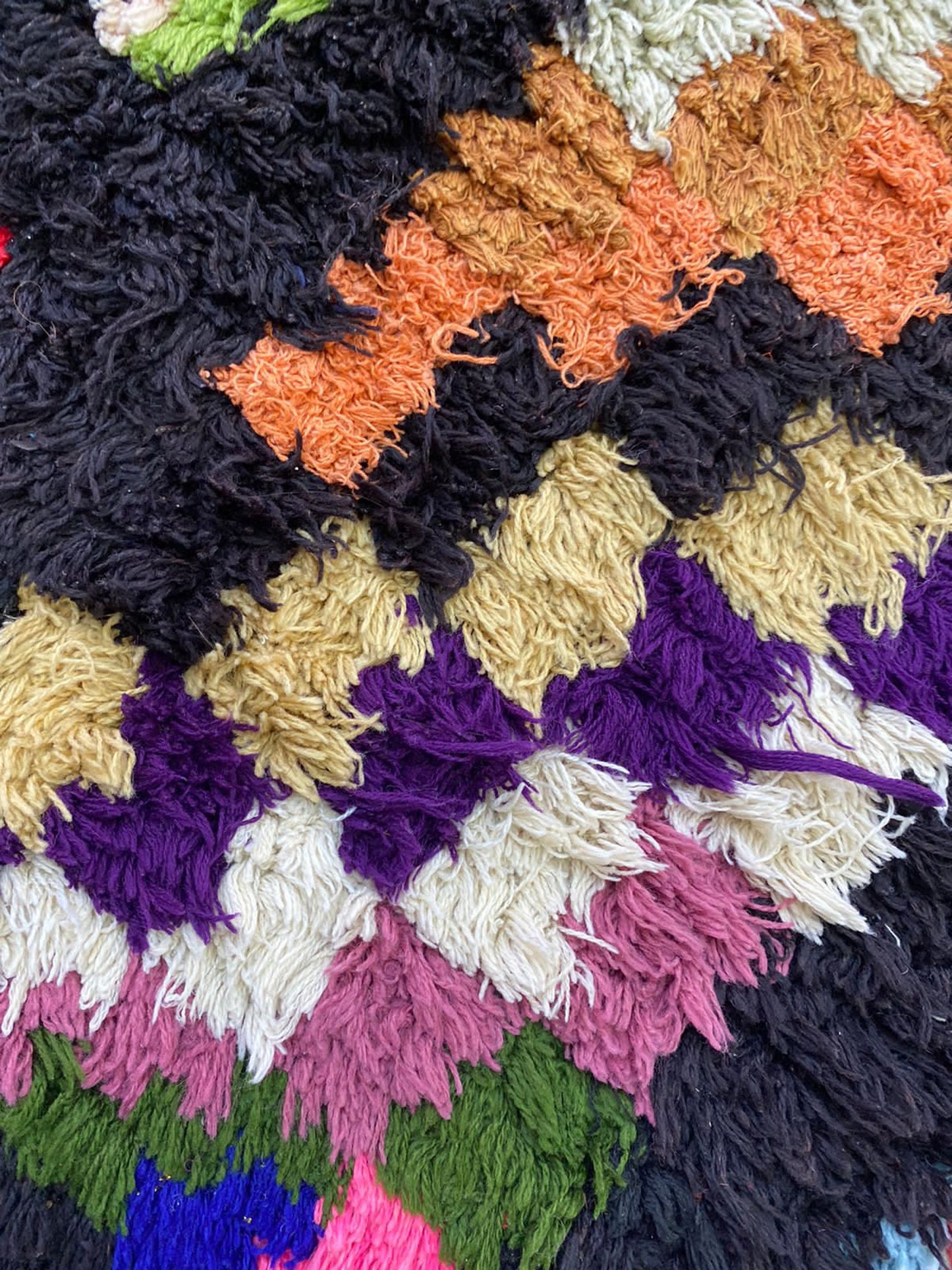 Moroccan vintage runner Rugs, 3x10 Berber tribal narrow Rug.