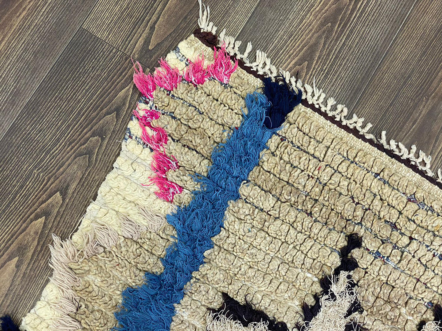 3x7 Moroccan Colorful Tribal Runner Rug.