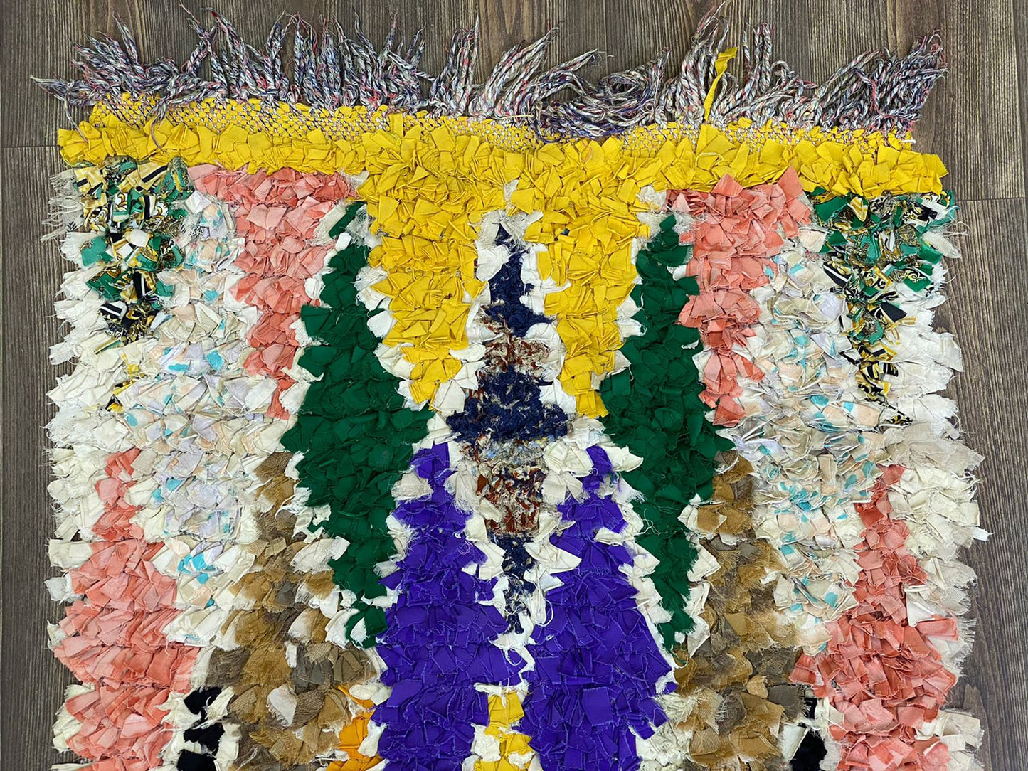 3x9 Colorful Diamond Boucherouite Runner.