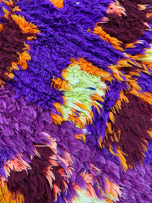 Tapis marocain étroit 2x7, tapis vintage.