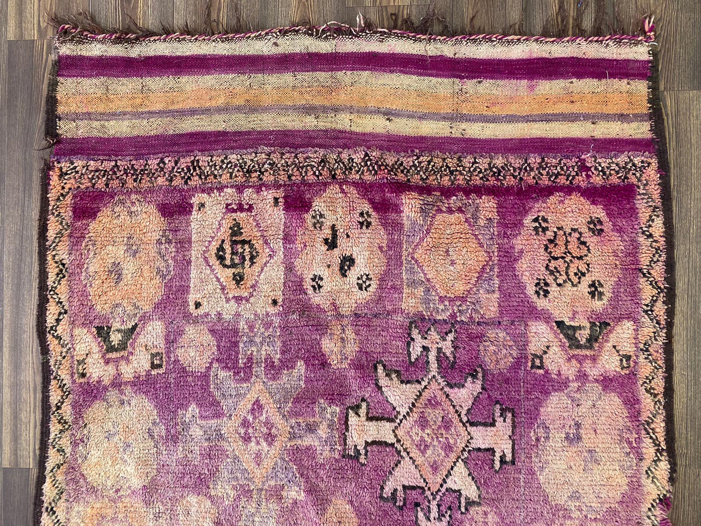 5x12 Large Moroccan worn area Rug.