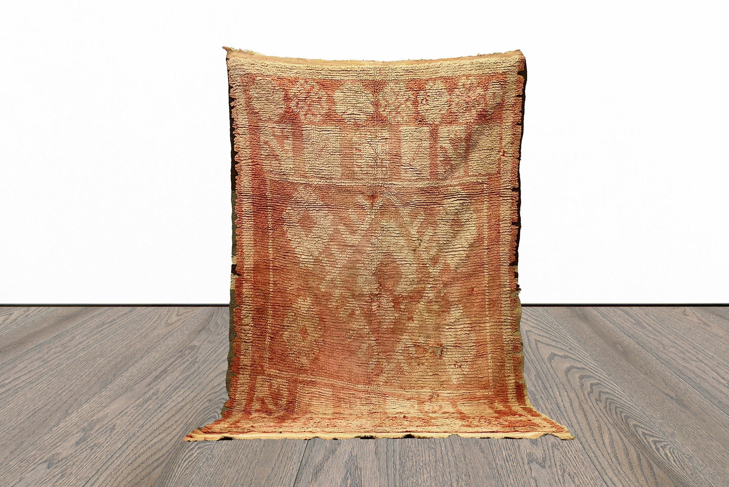 5x9 large Vintage cotton Rug.