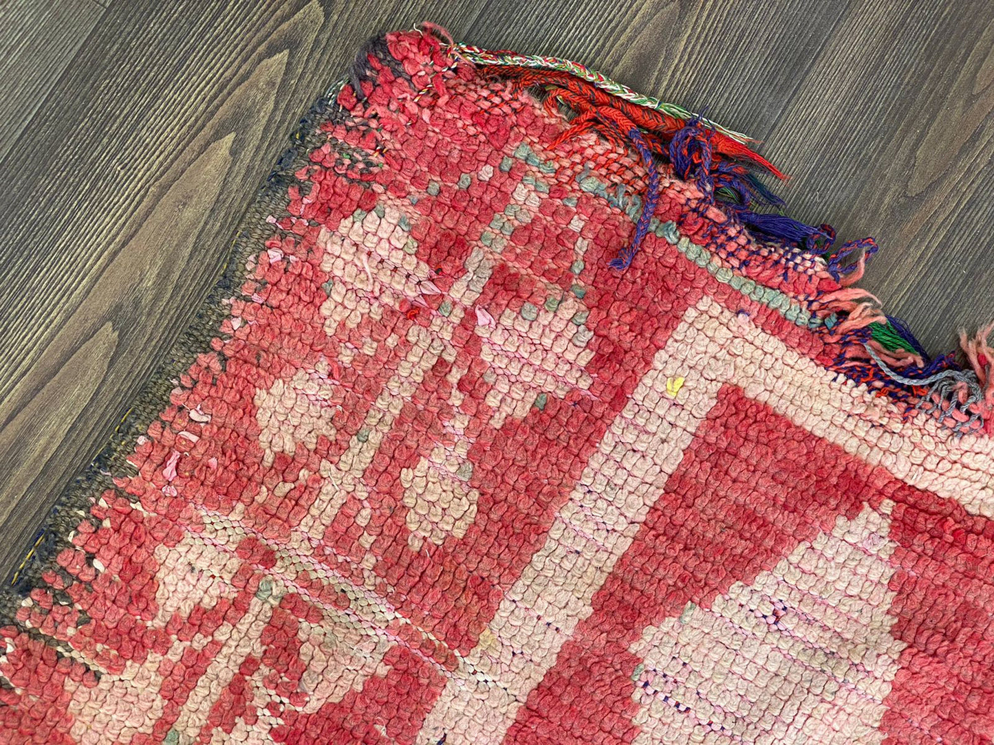 3x10 Vintage Berber Area Rug.