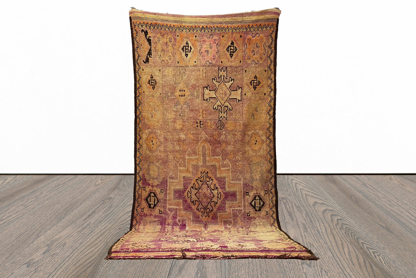 5x12 Large Moroccan worn area Rug.