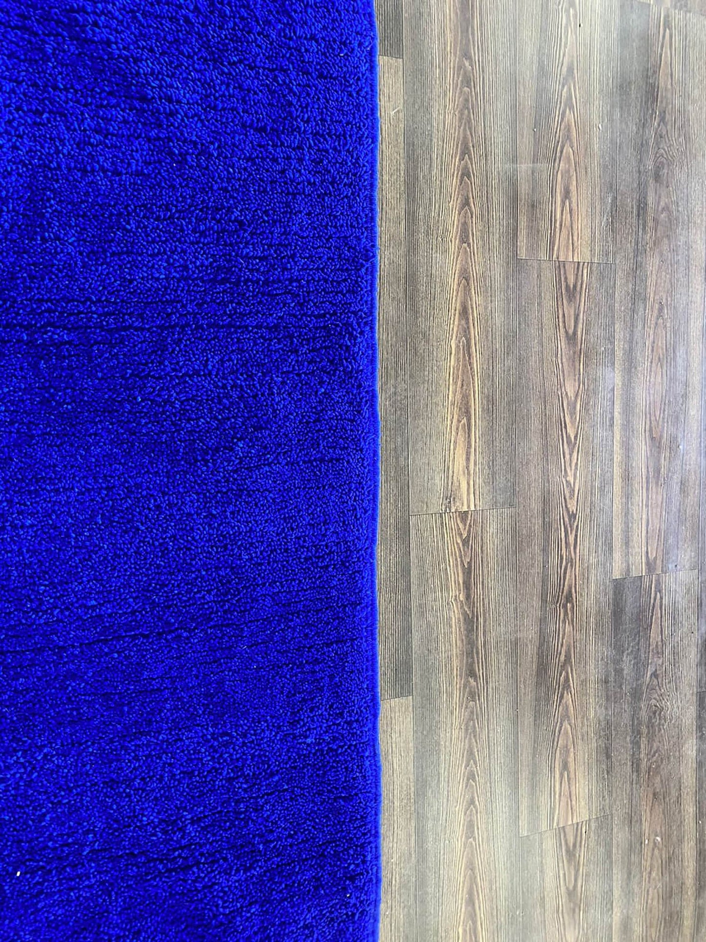 Solid Blue rug, Moroccan Berber rug, Custom wool area rug, new home gift, Beni Ourain Carpet.