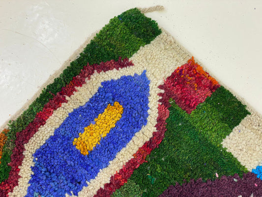 Handmade Moroccan Berber abstract area rugs.