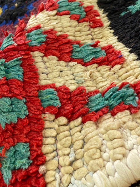 5x6 FT Moroccan soft woven wool area rugs.