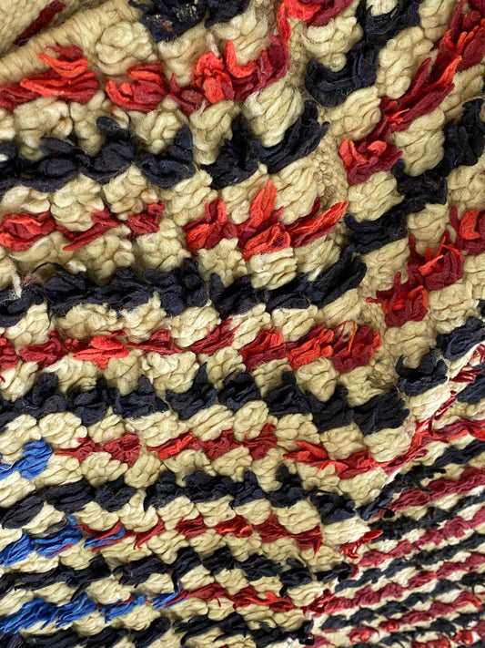 5x6 FT Moroccan bohemian colorful area rug.