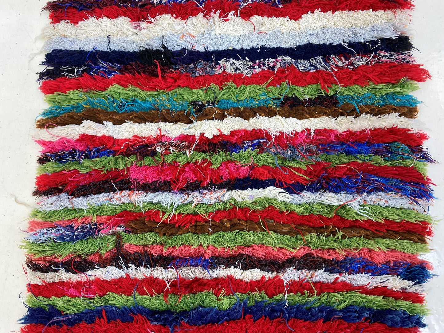 Narrow colorful striped rug runner,narrow Moroccan 2x9 runner rug.