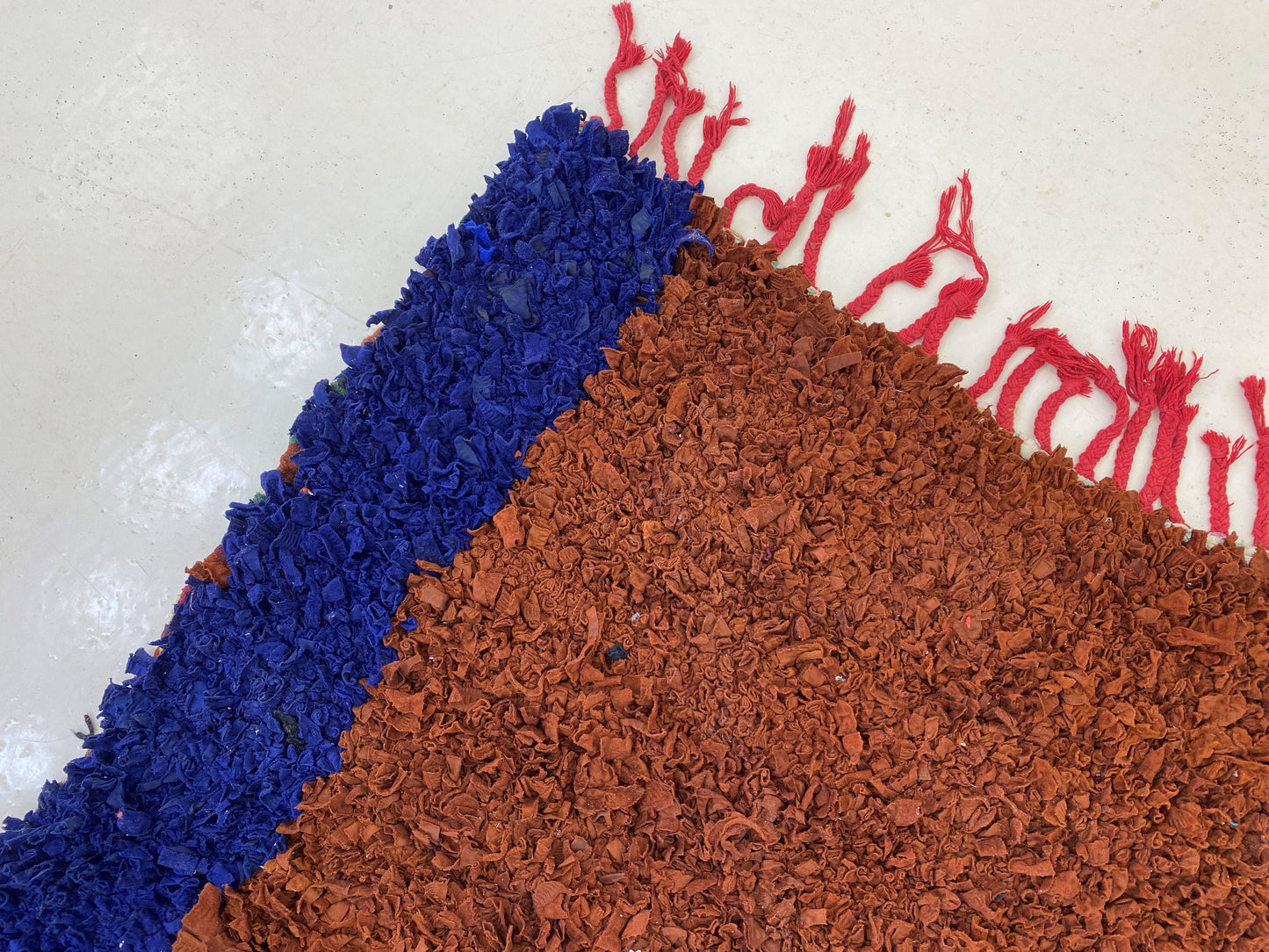 Vintage Moroccan 4x10 runner rug, Narrow diamond rug runner.