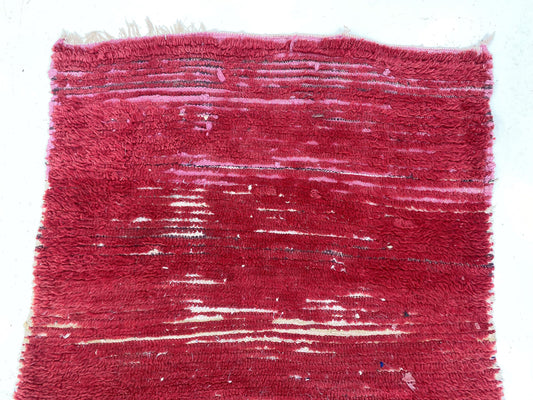 Moroccan RUNNER, entryway vintage Berber rug runner 3x7.