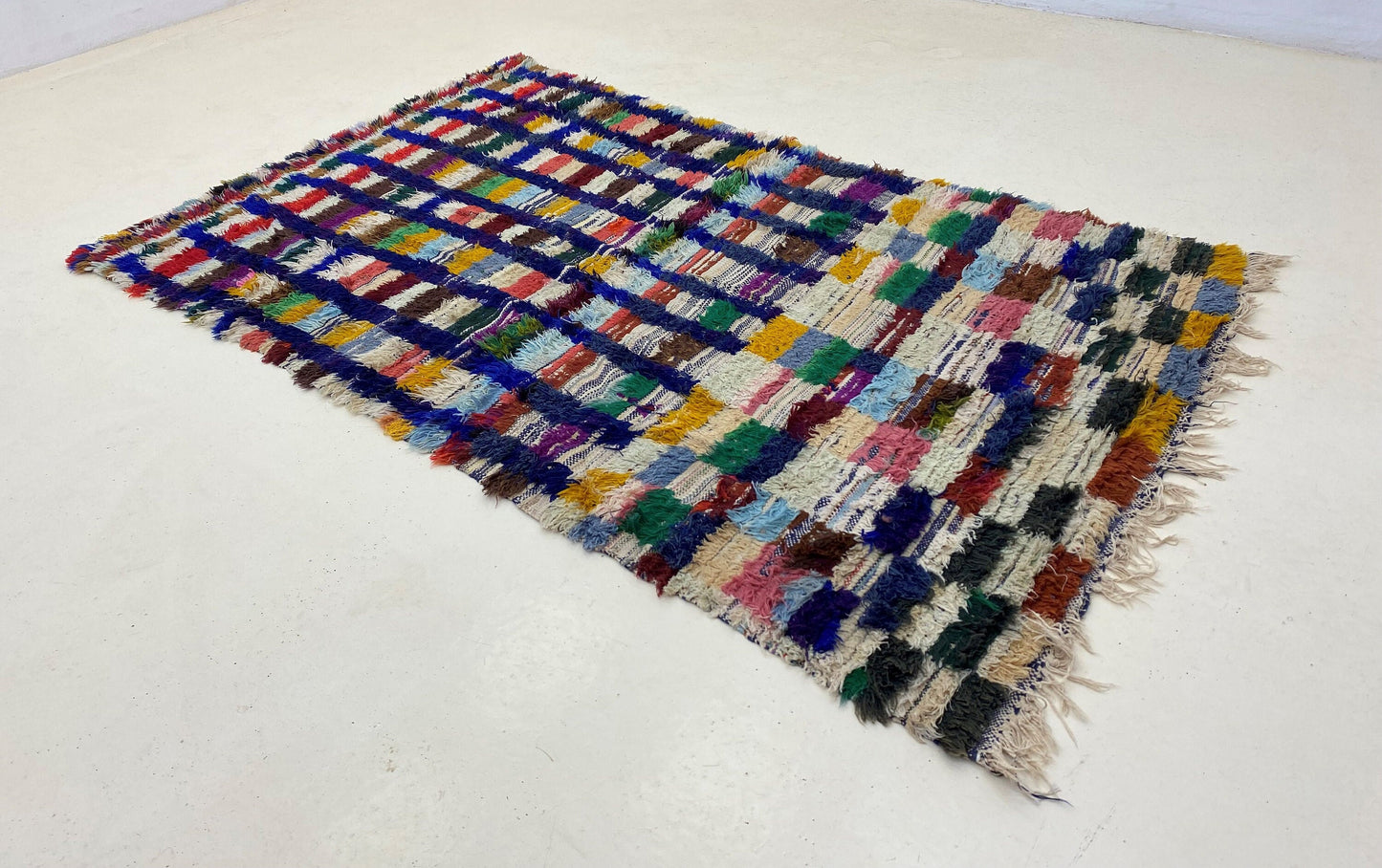 Moroccan vintage woven runner rug 3x6, tribal runner rug.