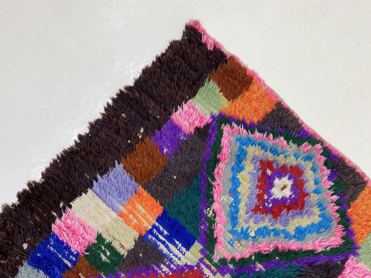 Moroccan Vintage Boho Runner Rug 8x3.