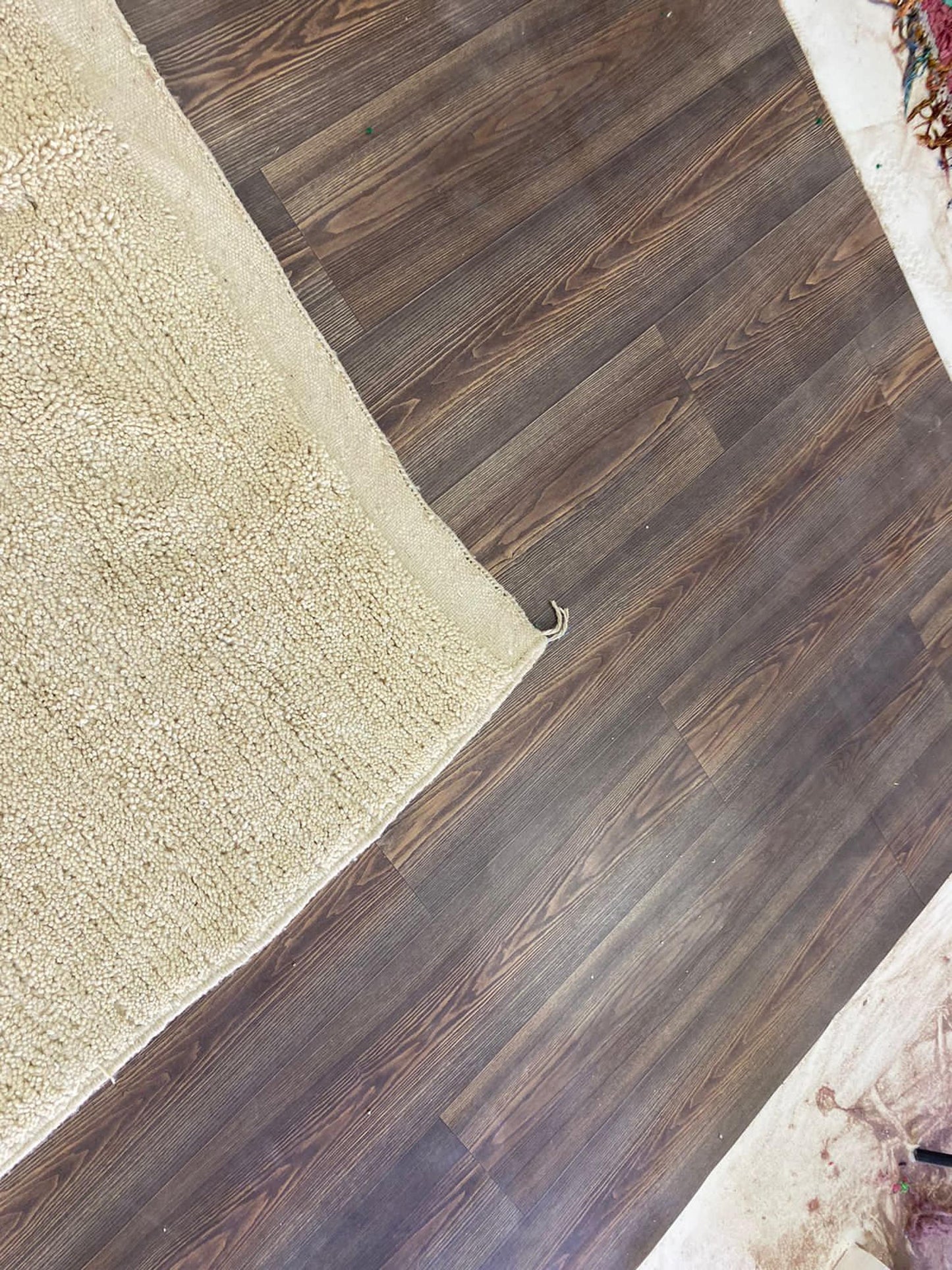 Custom Beige rug, Moroccan Berber Solid Wool rug - Home gift - Handmade area rugs for Livingroom.