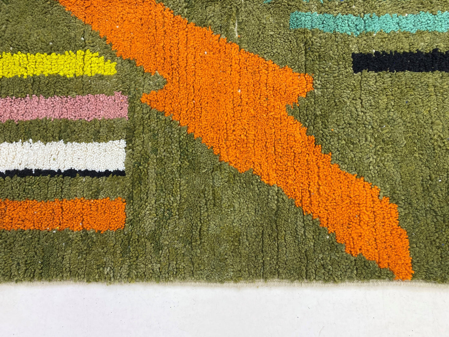 Moroccan rug - Hand knotted, Beni ourain berber Custom handmade rug.