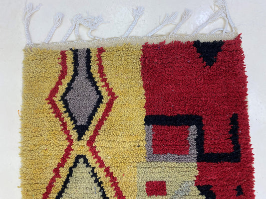 Moroccan custom rug, colorful handmade wool rugs, Berber rugs for living room.