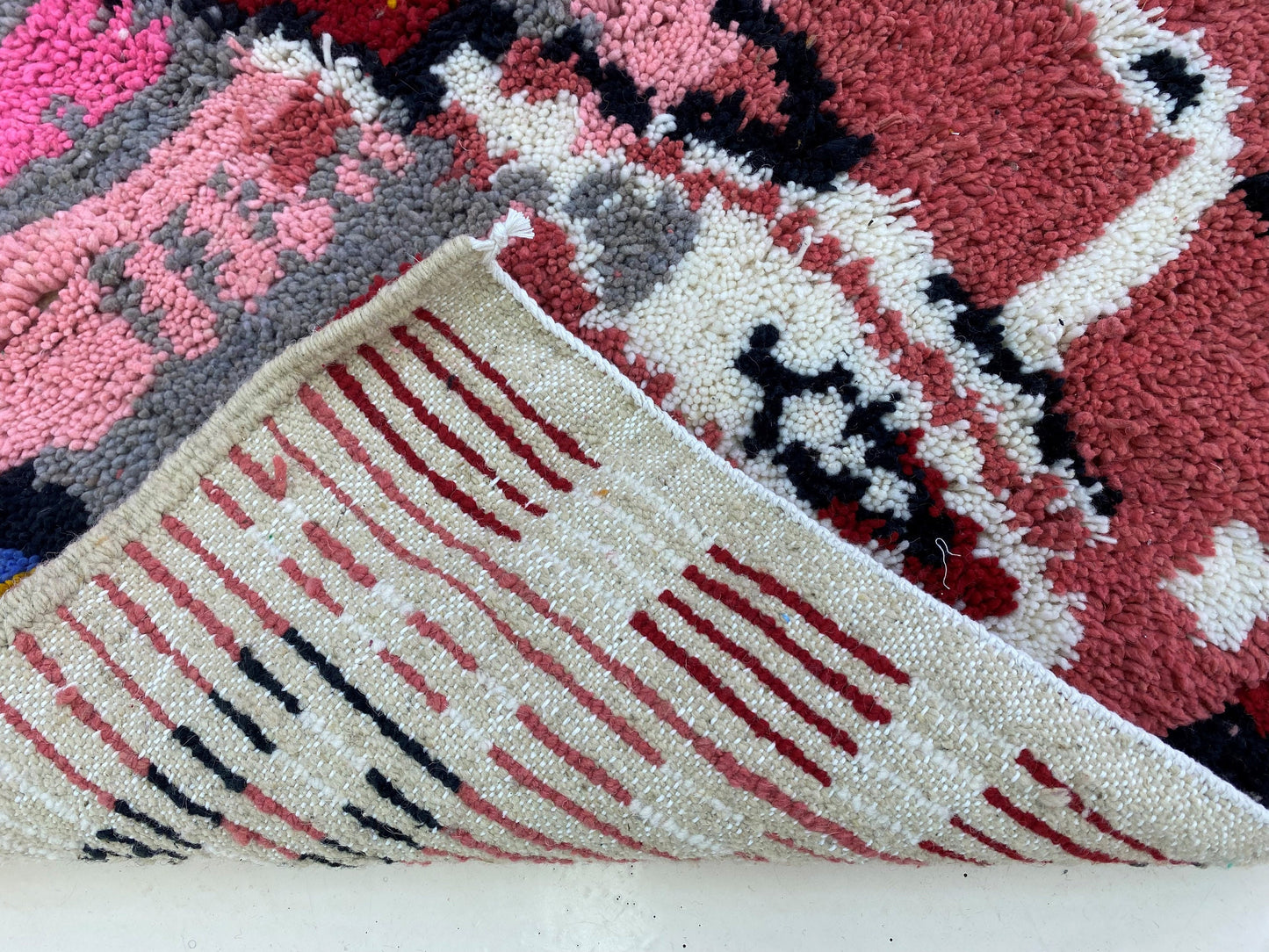 Moroccan Berber Handmade Colorful Area Rug - Custom Made to Order rug.