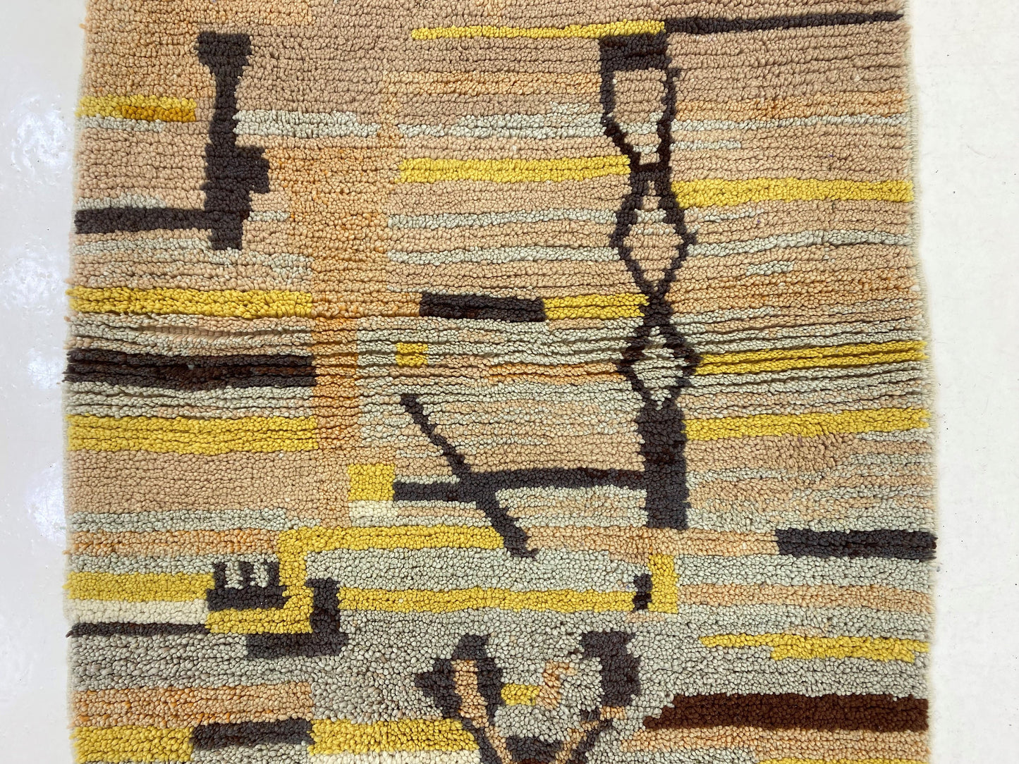 Unique Handcrafted Rug, Moroccan Berber Rug - Custom Colorful handmade rug.