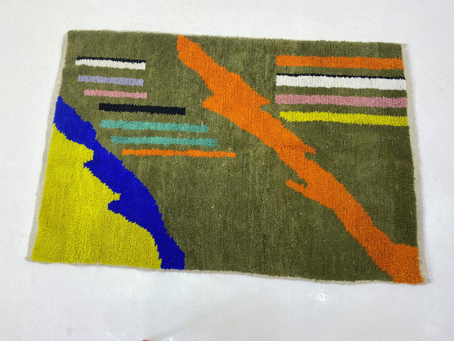 Moroccan rug - Hand knotted, Beni ourain berber Custom handmade rug.