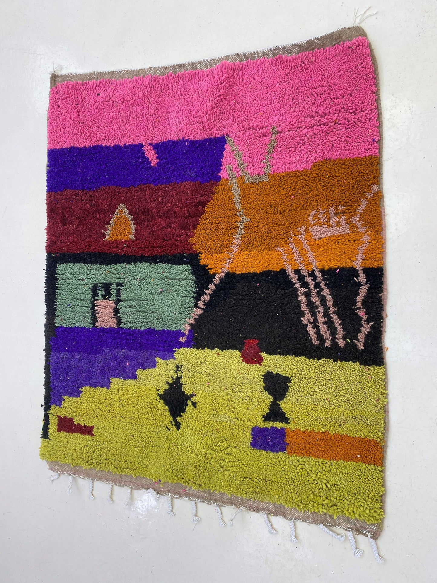 Unique Custom Berber Rug - Colorful and Woven Berber area rugs.