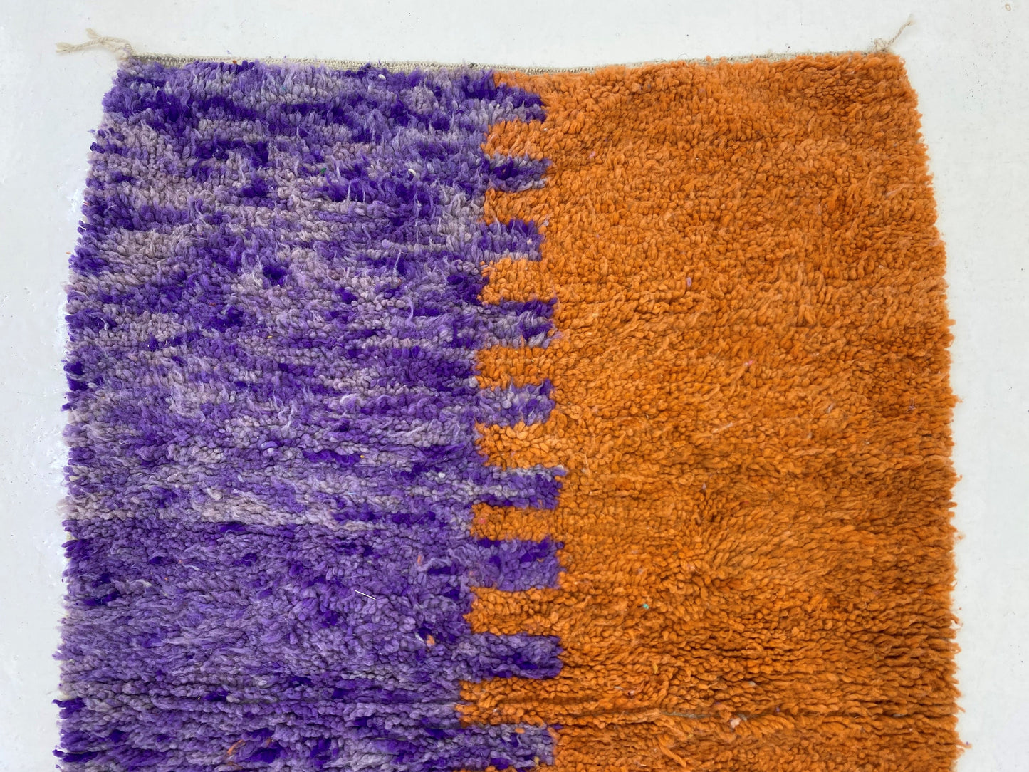 Tapis personnalisé noué à la main marocain - Tapis berbère coloré tissé, tapis personnalisé pour votre espace.