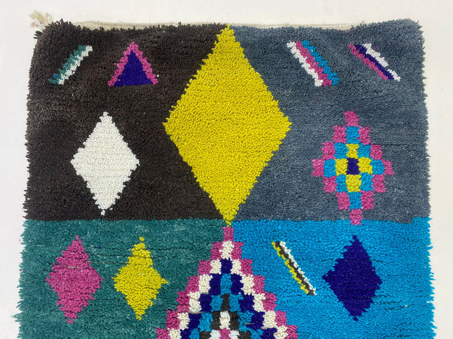 Colorful Moroccan Rug, Handwoven Berber Colorful Rug, Customized for Your Space.