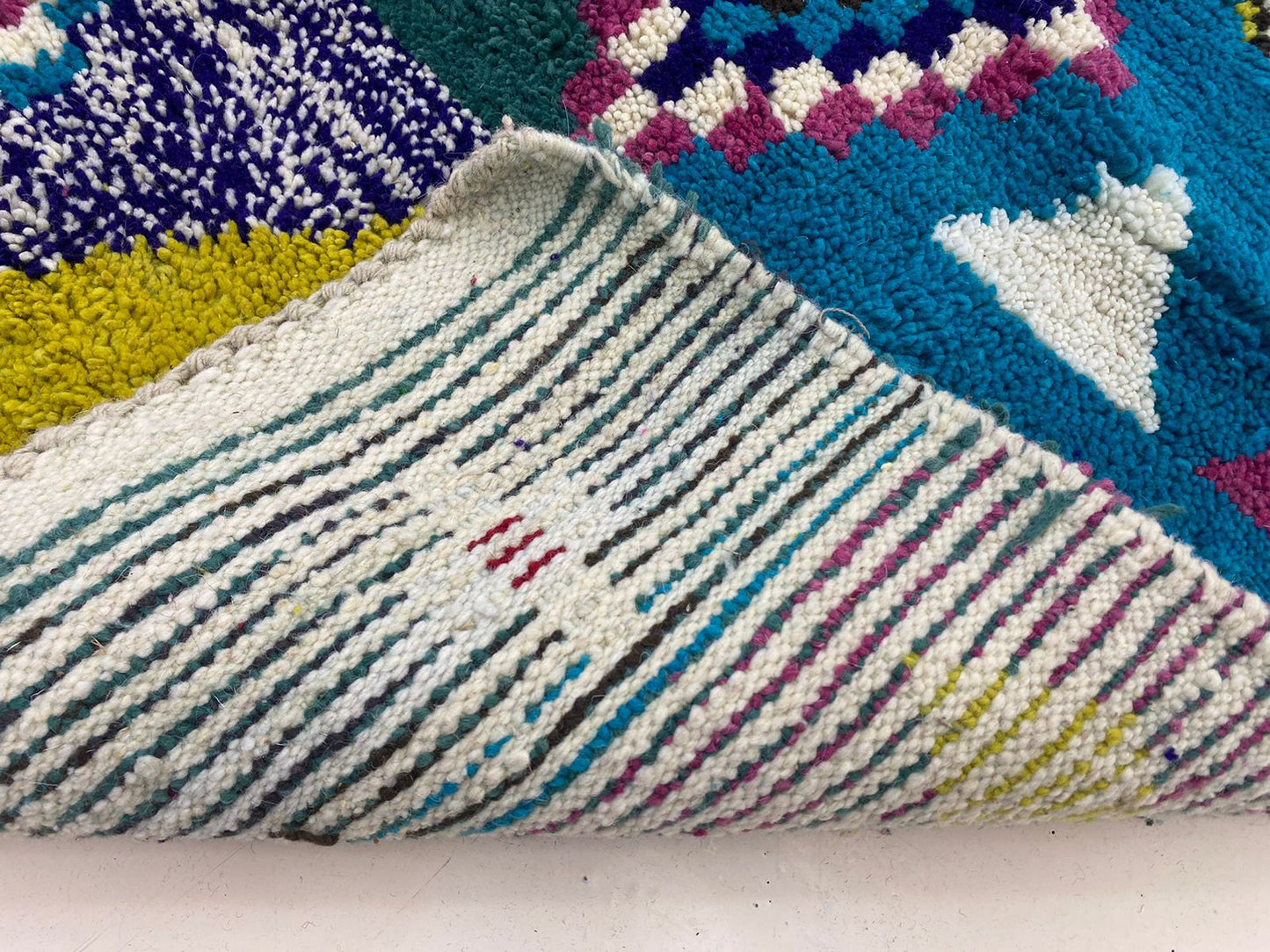 Colorful Moroccan Rug, Handwoven Berber Colorful Rug, Customized for Your Space.