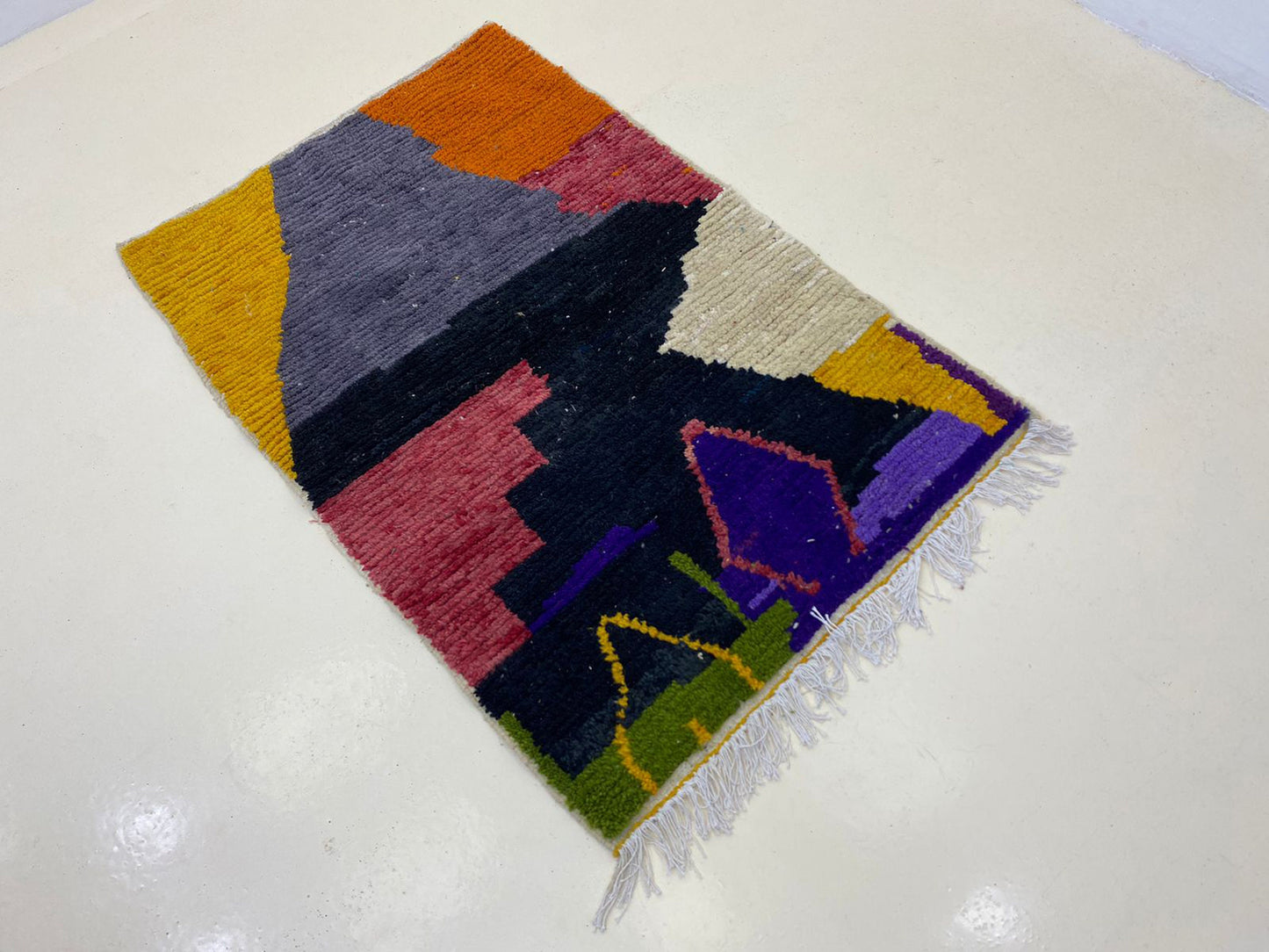 Moroccan Berber Rug, handmade wool area rugs, colorful unique rug.