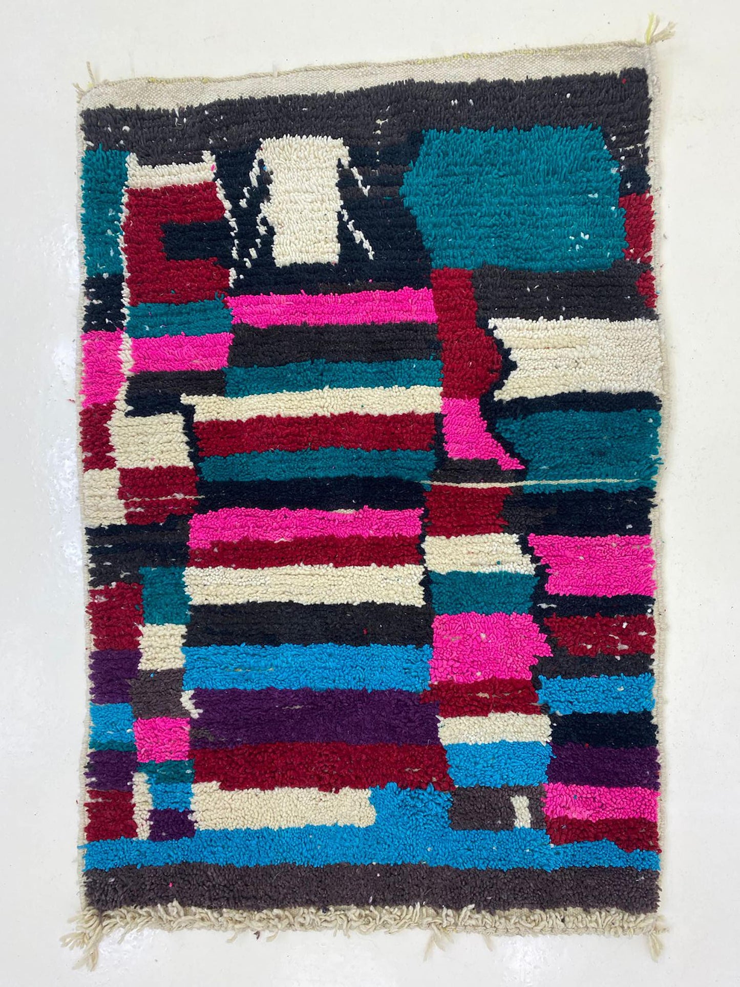 Custom Moroccan Wool Rug, Handmade Area Rug, Berber Hand knotted Rug.