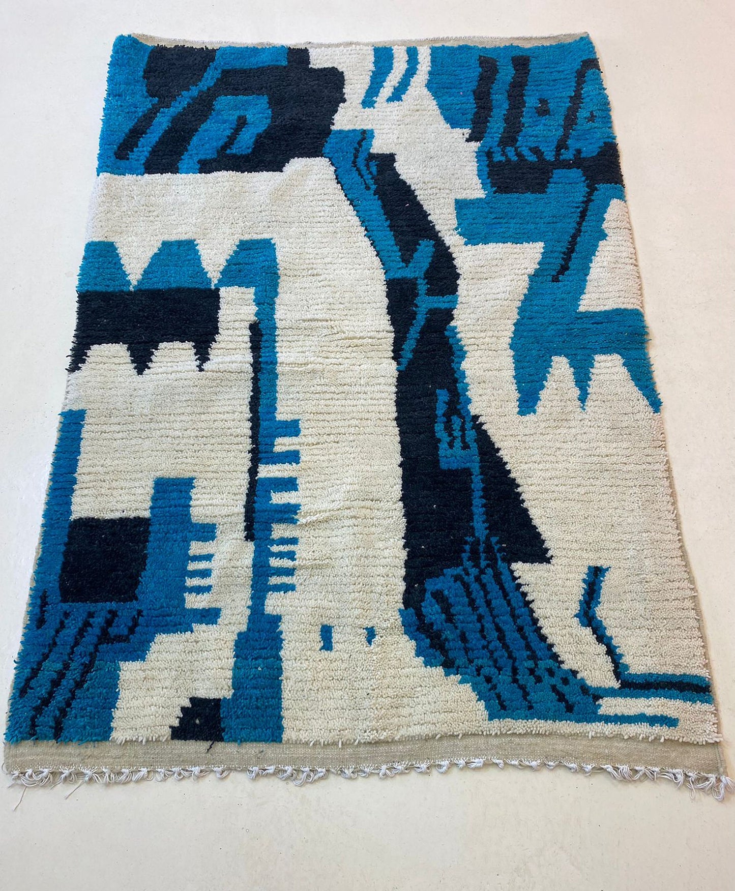 Unique Handmade Moroccan Berber Rug, Made to Order Colorful Custom Area Rug.