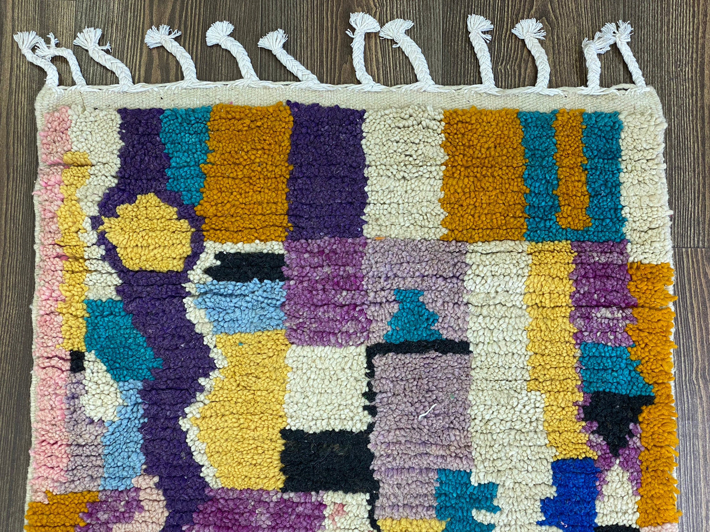 Unique Moroccan Rug for Living Room, Custom Handmade Berber area rug.