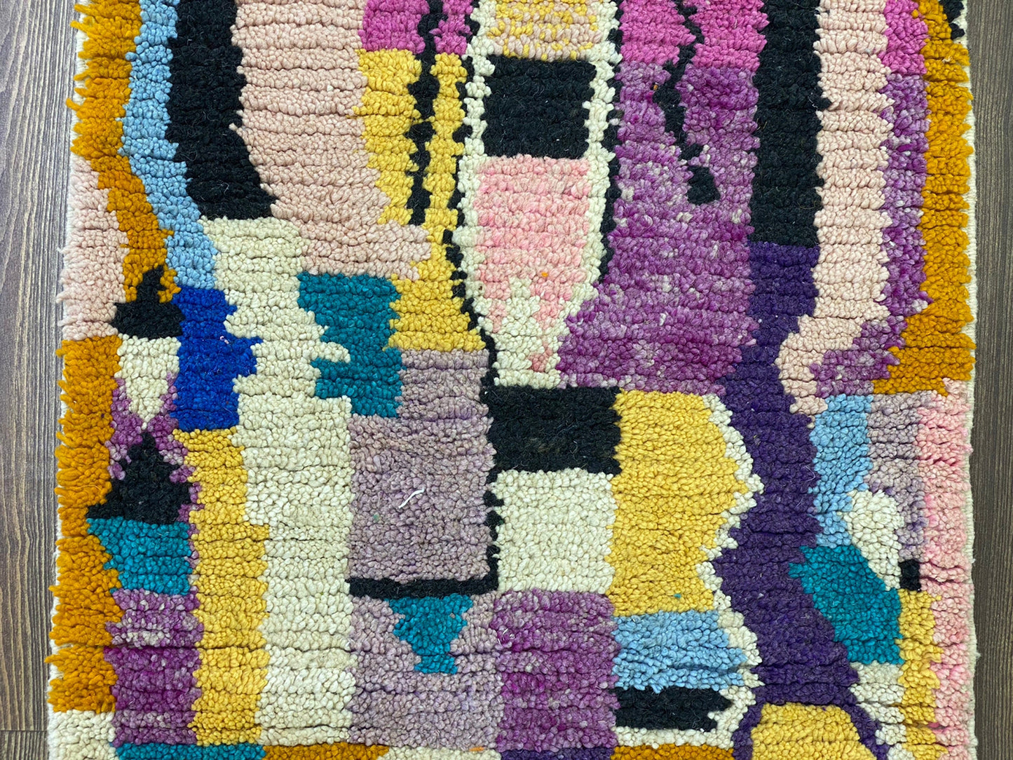 Unique Moroccan Rug for Living Room, Custom Handmade Berber area rug.