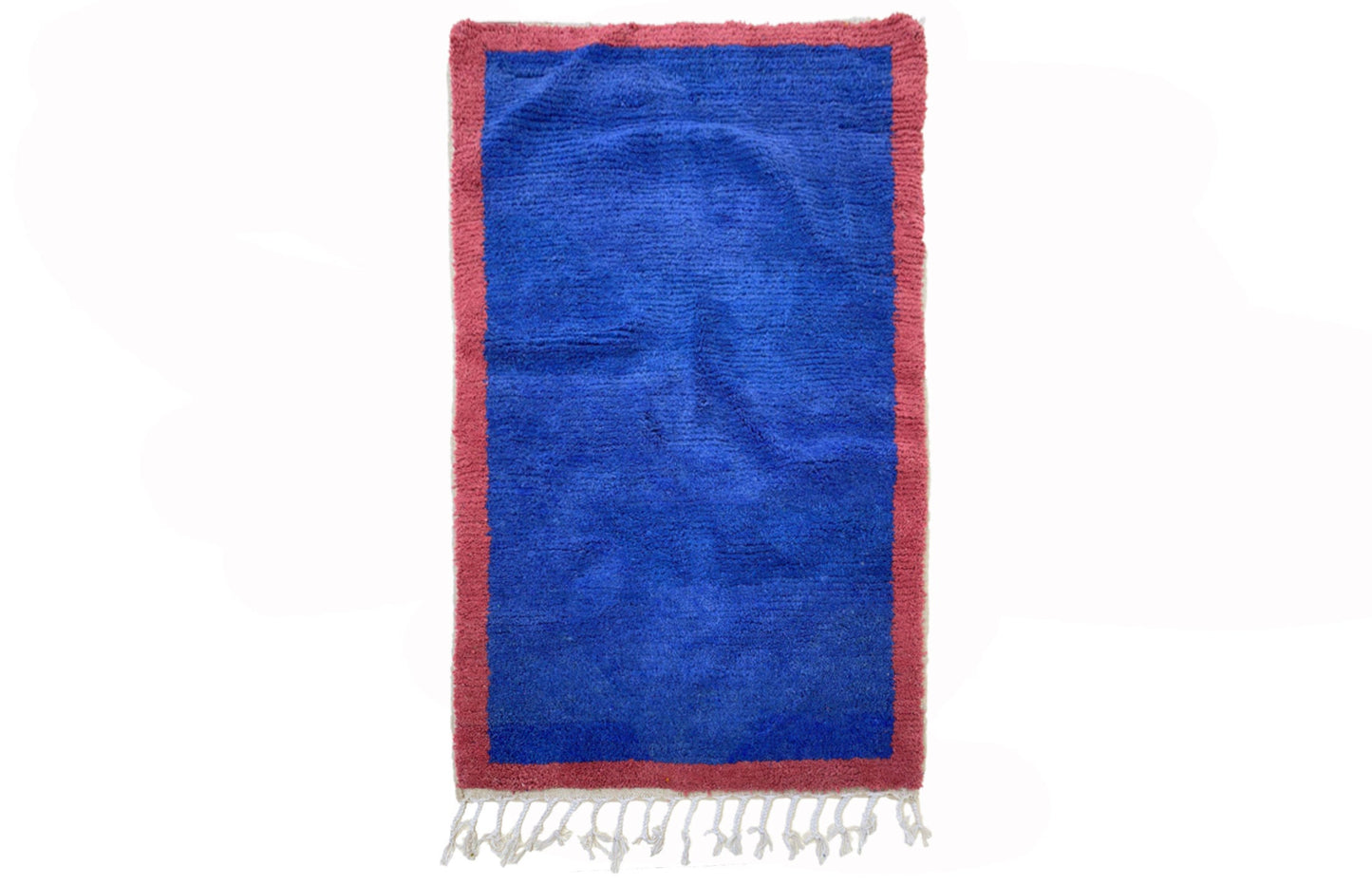 Hand Knotted Moroccan Berber Rug , Vibrant Custom Colorful Area Rug.