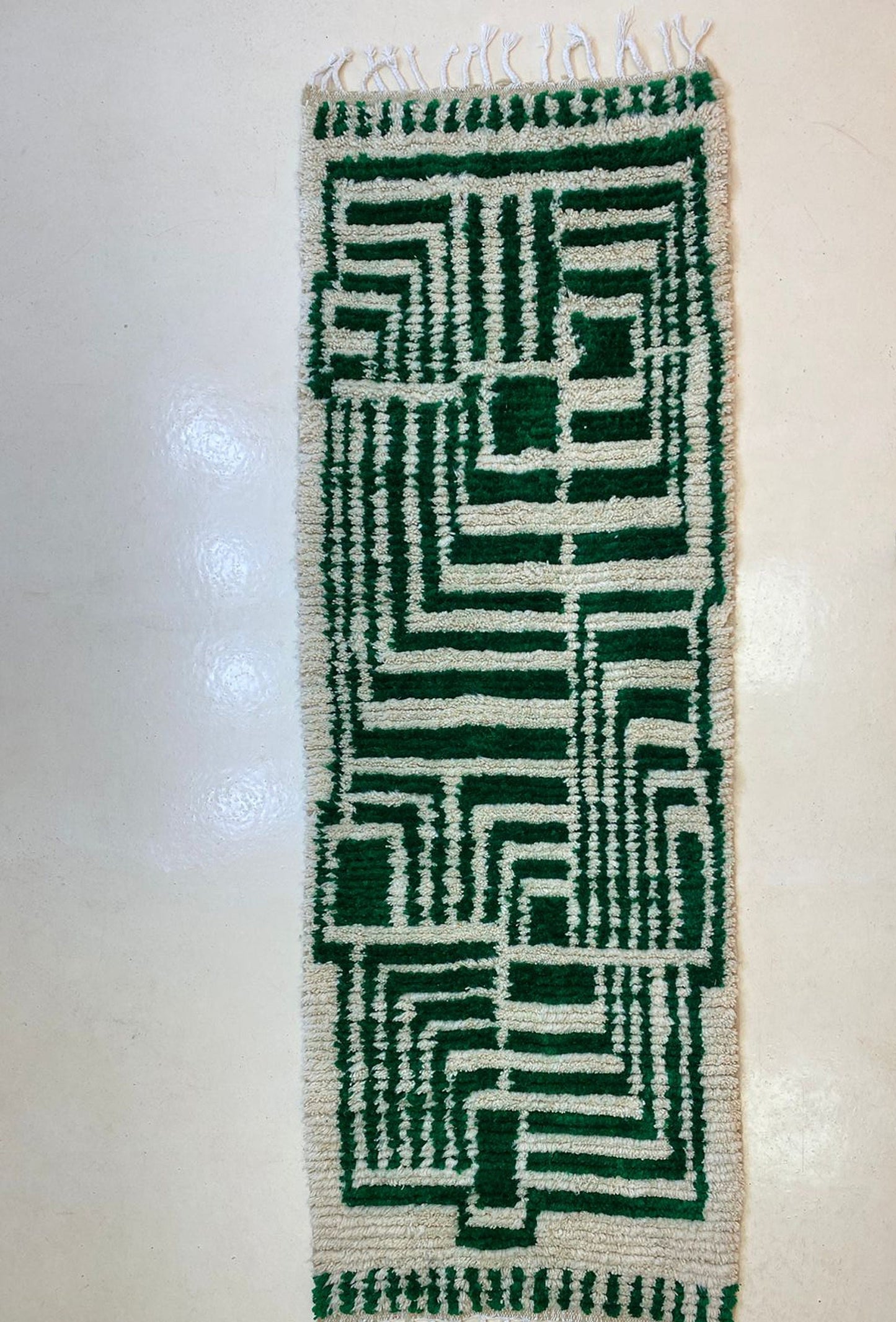 Unique Handmade Moroccan Rug Runner, Colorful Boho Hallway Decor Runner Rug.