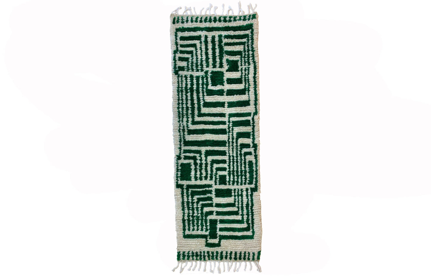 Unique Handmade Moroccan Rug Runner, Colorful Boho Hallway Decor Runner Rug.
