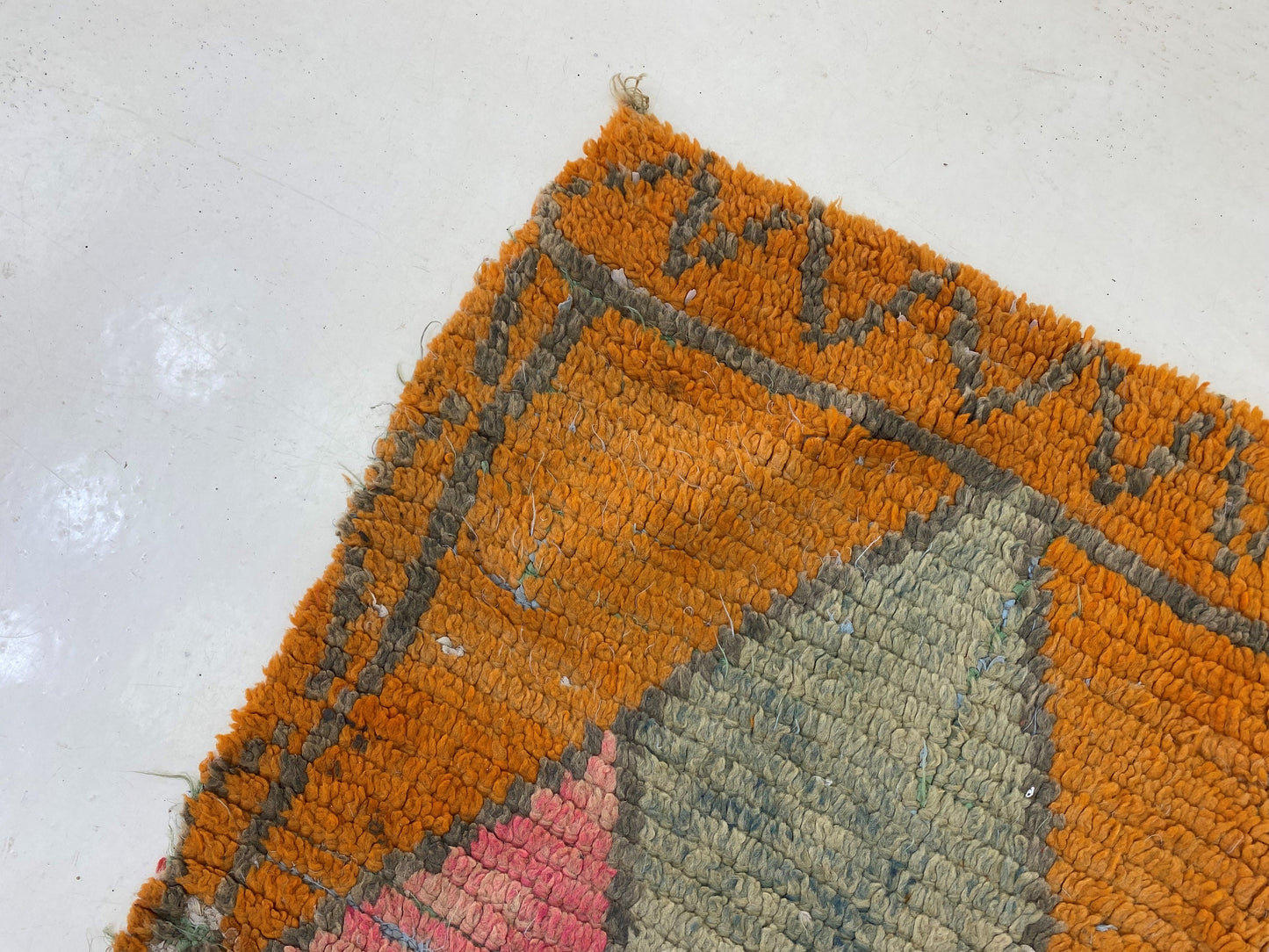3x9 Vintage Moroccan Runner Rug, Bohemian Home Decor.