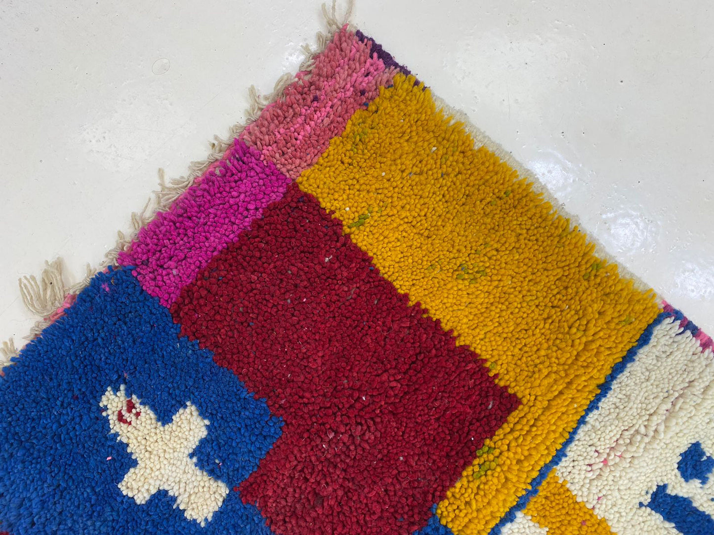 Custom Colorful Boho Rug, Handwoven Moroccan Berber Style.